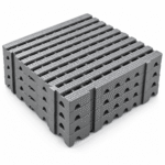 Piso plástico 50x50x5cm cinza - Imagem 3