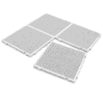 Piso plástico 50x50x3cm branco - ABelt - Imagem 2