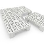 Palete, Piso e Estrado plástico modular 50x60x15cm branco - Imagem 2