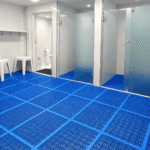 Pallet, Piso e Estrado plástico modular 60x40x3cm cor branco - Imagem 9