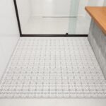 Estrado piso plástico flexível modular antiderrapante 24x24cm cor branco - Imagem 3