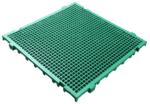 Piso plástico 50x50x3cm verde - ABelt